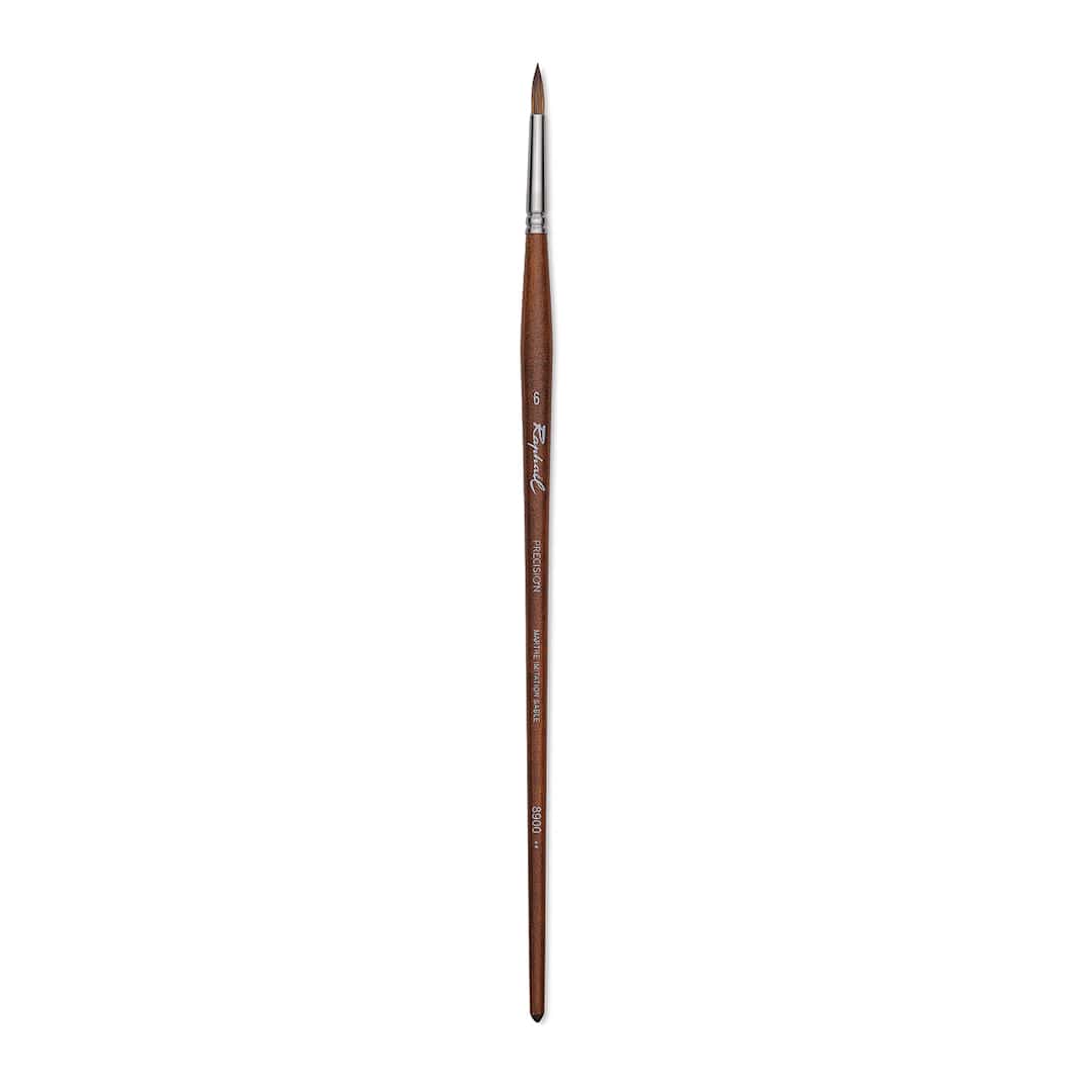 Open in modal - Raphaël Precision Brush - Round, Size 6, Long Handle