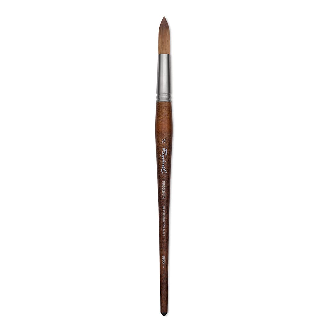 Open in modal - Raphaël Precision Brush - Round, Size 28, Long Handle
