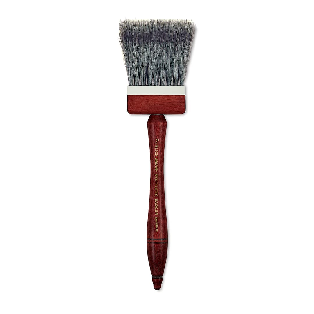 Open in modal - Blick Master Synthetic Badger Brush - Softener, 2"