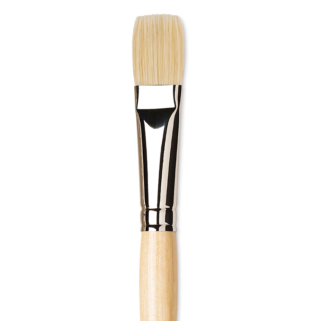 Open in modal - Da Vinci Chuneo Synthetic Hog Bristle Brush - Bright, Size 24 (Close-up)