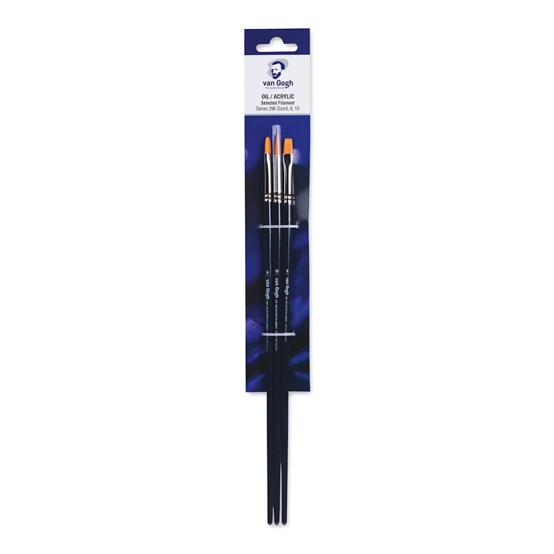 Open in modal - Van Gogh Oil & Acrylic Synthetic Brush Set (in package)