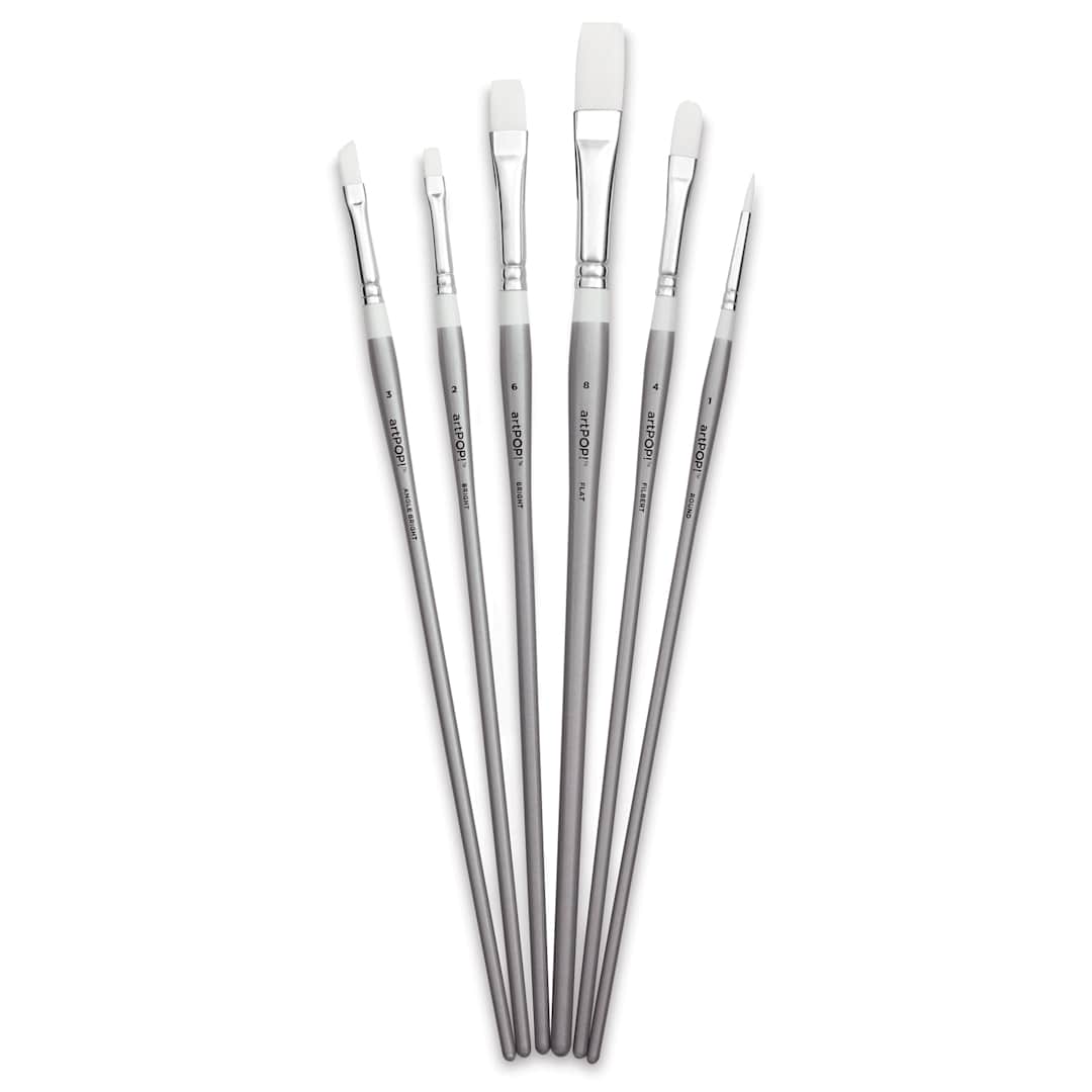 Open in modal - artPOP! Premium Plus Synthetic Acrylic & Oil Brush Set