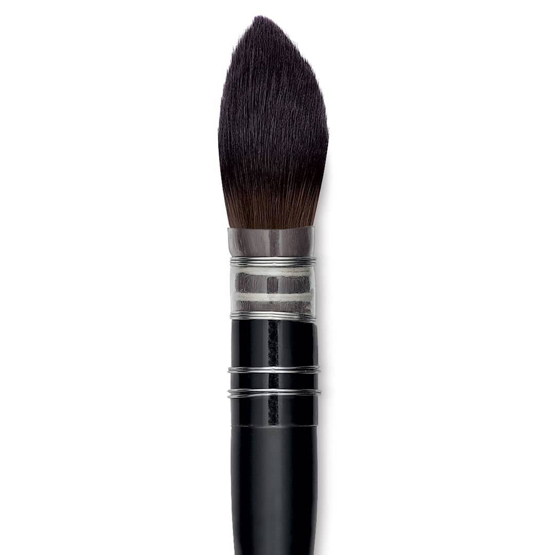 Open in modal - Raphaël Soft Aqua Brush - Quill, Size 6, Short Handle close up