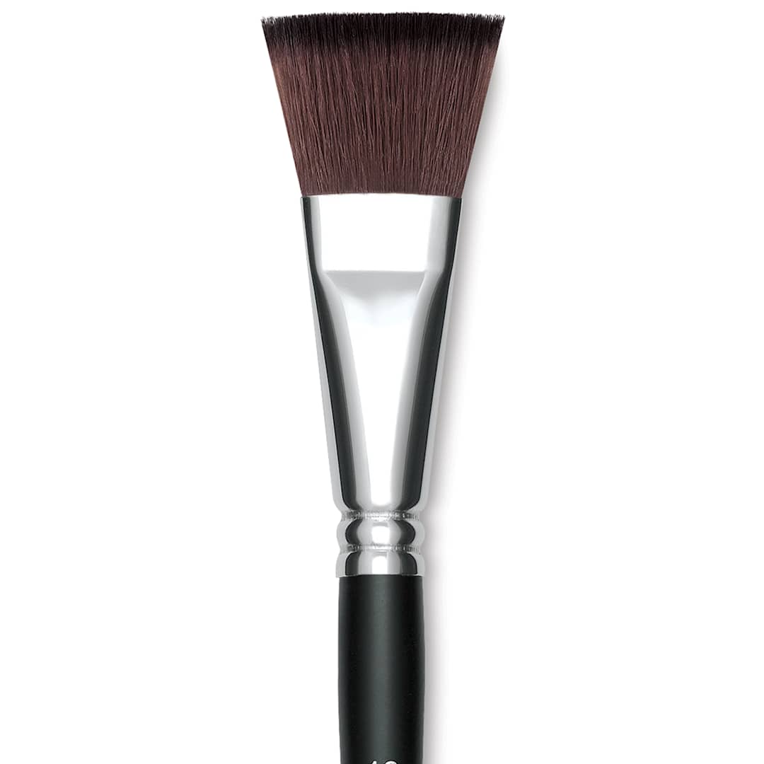 Open in modal - Raphaël Soft Aqua Brush - Flat, Size 18, Short Handle