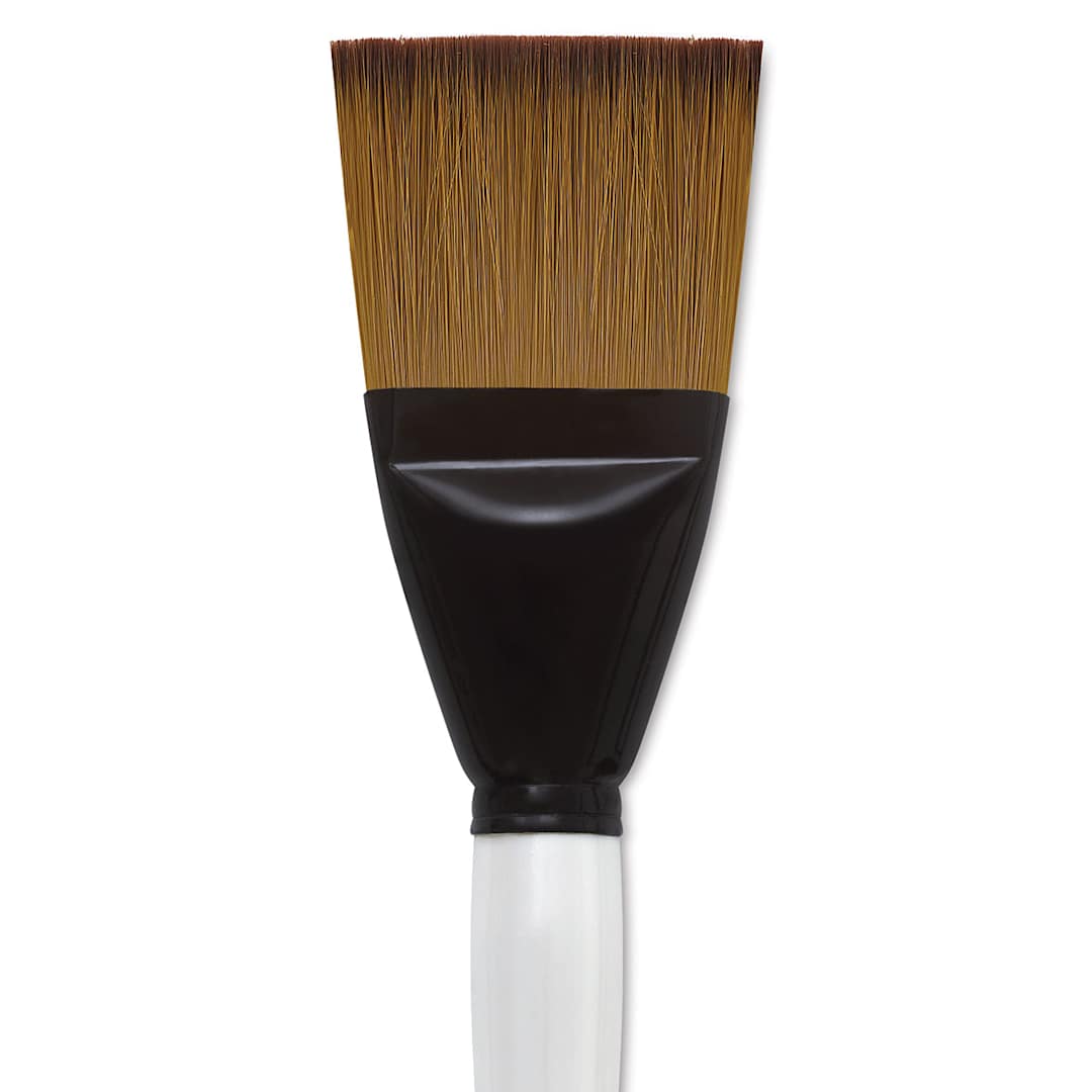 Open in modal - Simply Simmons XL Soft Synthetic Brush - Flat, Size 70 close up