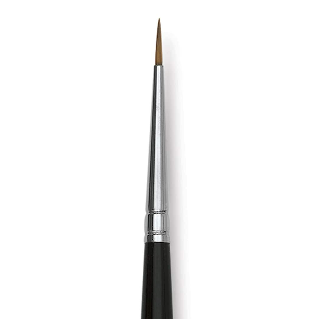 Open in modal - Da Vinci Ussuri Red Sable Series 36 Watercolor Brush - Round, Size 0 close up