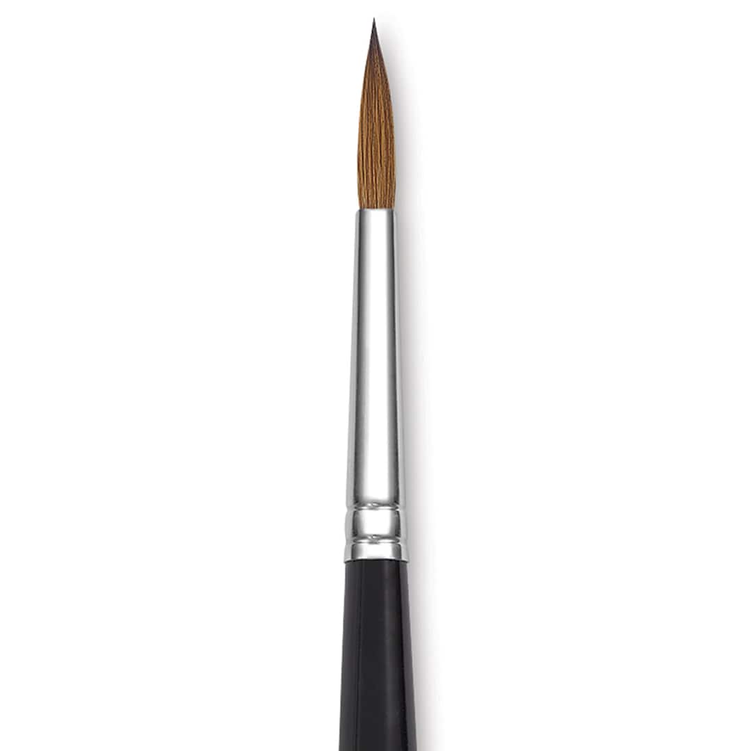 Open in modal - Da Vinci Ussuri Red Sable Series 36 Watercolor Brush - Round, Size 6 close up