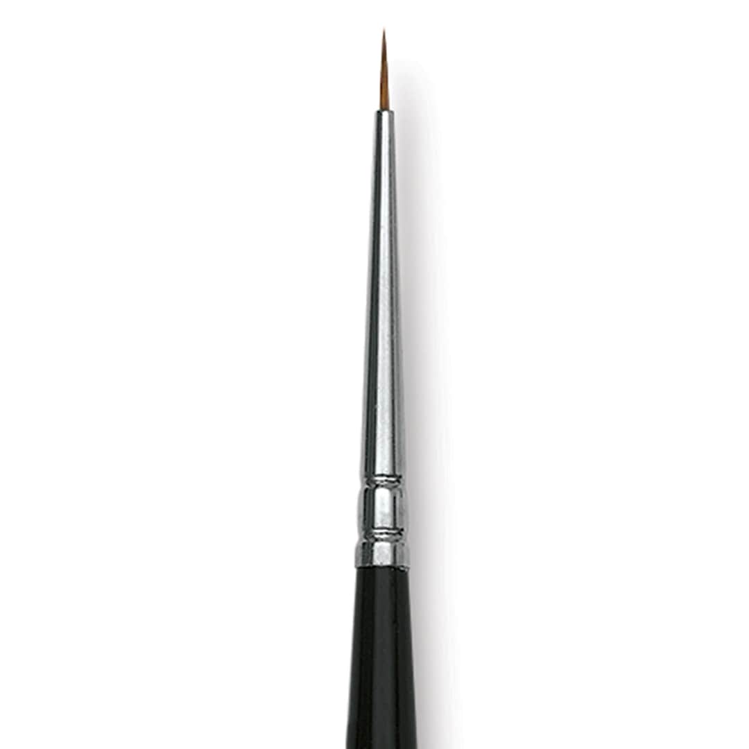 Open in modal - Da Vinci Ussuri Red Sable Series 36 Watercolor Brush - Round, Size 5/0 close up