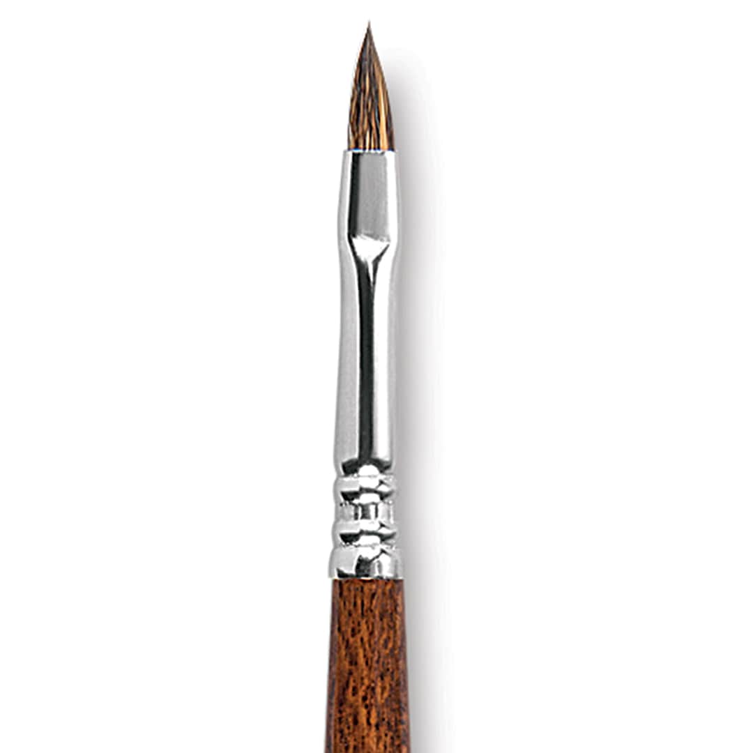 Open in modal - Escoda Versatil Brush - Filbert, Size 4, Short Handle close up