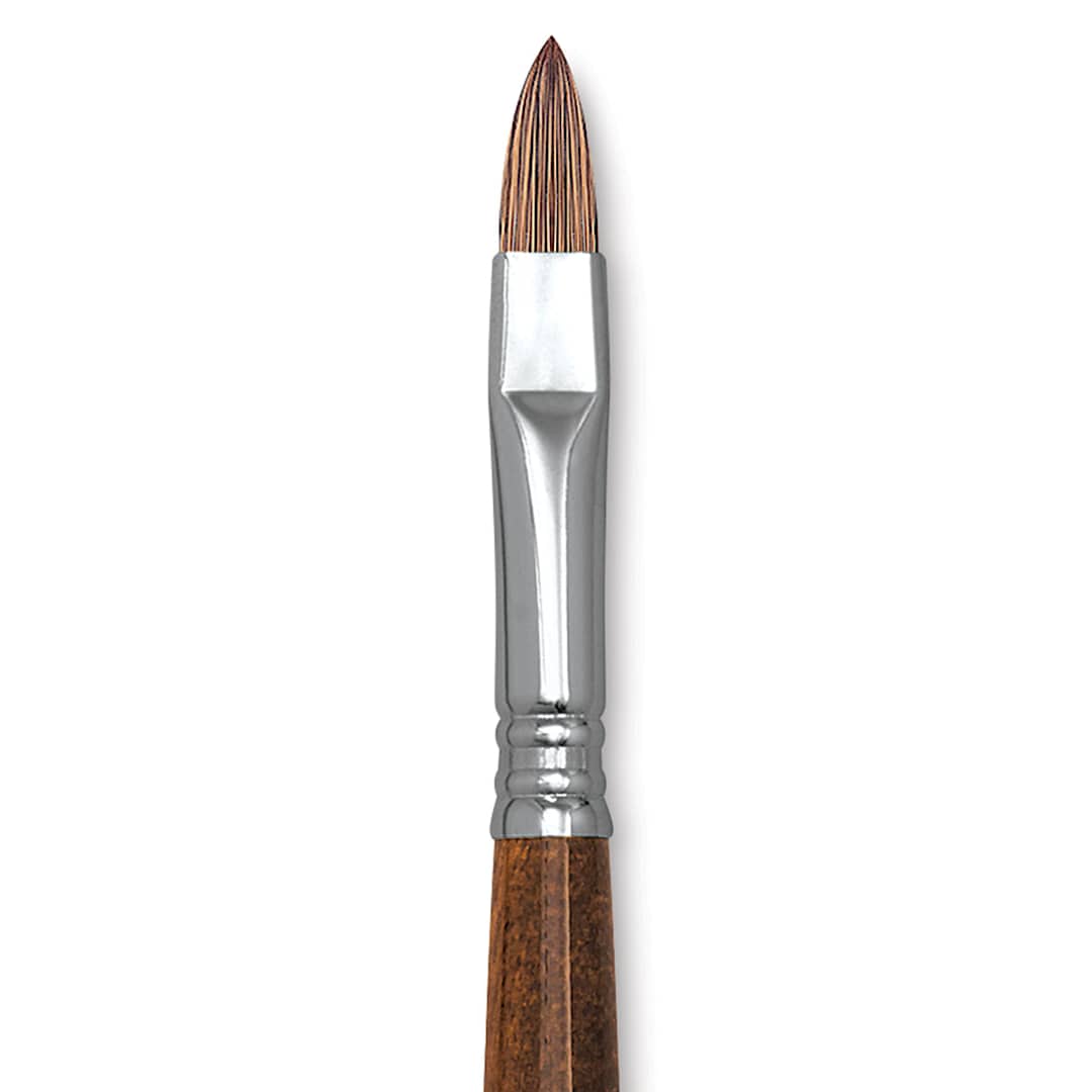 Open in modal - Escoda Versatil Brush - Filbert, Size 10, Short Handle close up