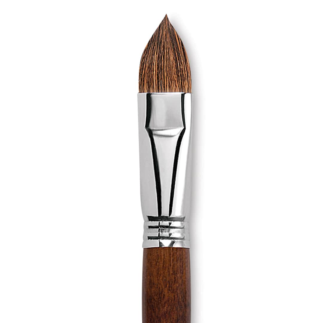 Open in modal - Escoda Versatil Brush - Filbert, Size 20, Short Handle close up