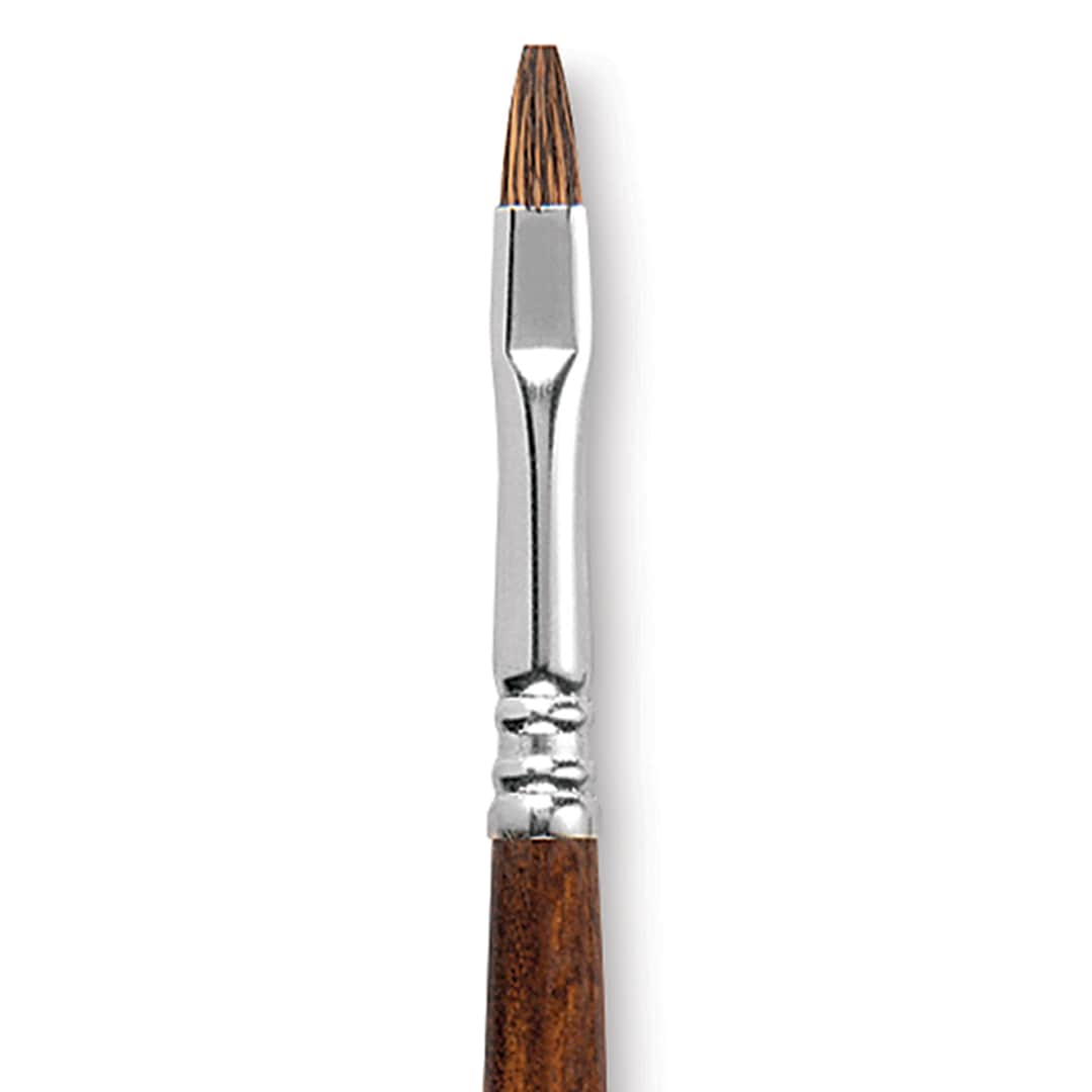 Open in modal - Escoda Versatil Brush - Bright, Size 6, Short Handle close up
