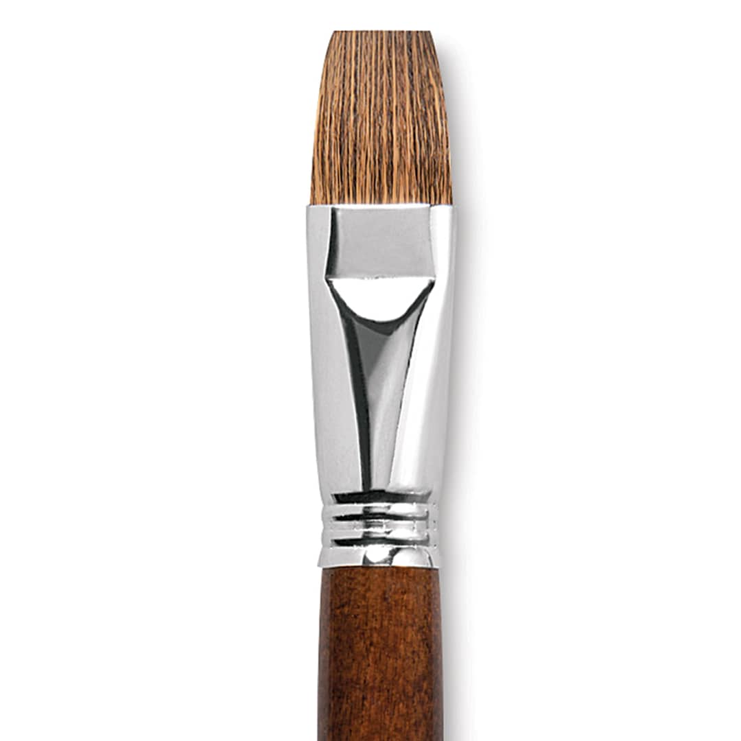 Open in modal - Escoda Versatil Brush - Bright, Size 22, Short Handle close up
