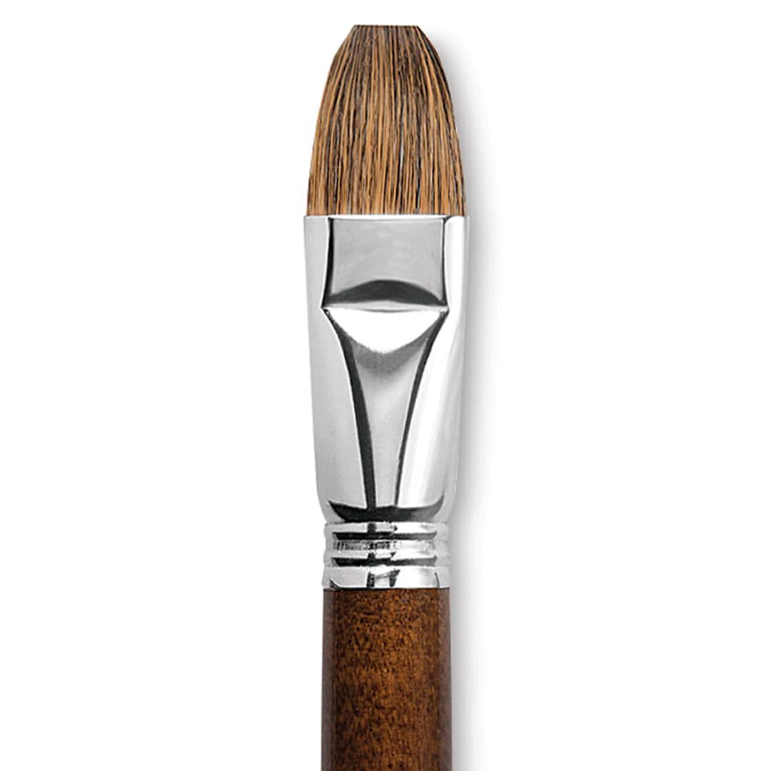 Open in modal - Escoda Versatil Brush - Bright, Size 24, Short Handle close up