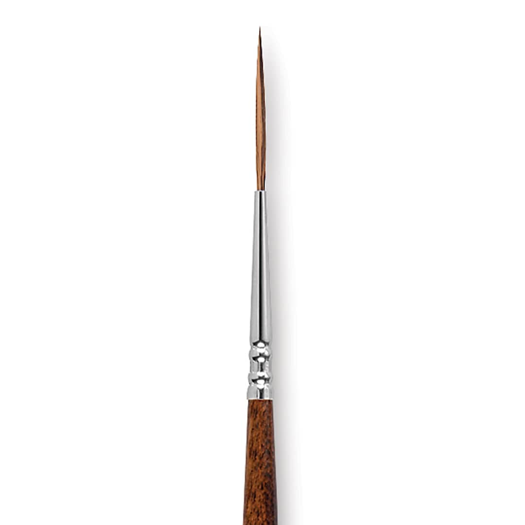 Open in modal - Escoda Versatil Brush - Rigger, Size 0, Short Handle close up