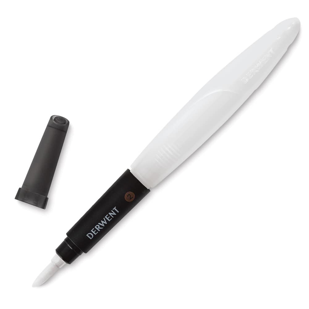 Open in modal - Derwent Graphik H20 Brush, Medium Tip, Size 2