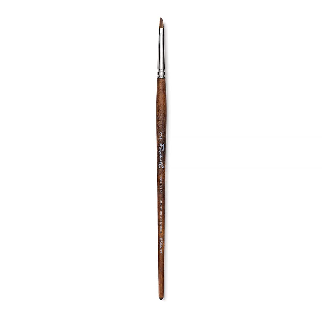 Open in modal - Raphaël Precision Brush - Angular, Size 2, Short Handle