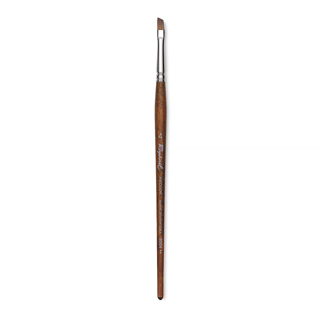 Open in modal - Raphaël Precision Brush - Angular, Size 4, Short Handle