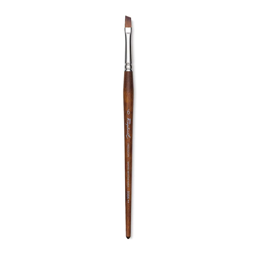 Open in modal - Raphaël Precision Brush - Angular, Size 6, Short Handle