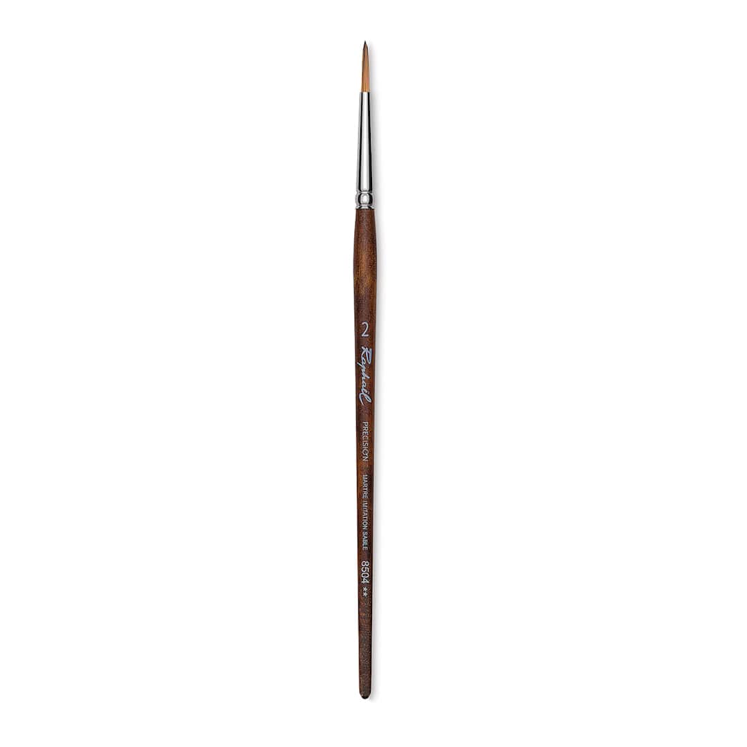 Open in modal - Raphaël Precision Brush - Round, Size 2, Short Handle
