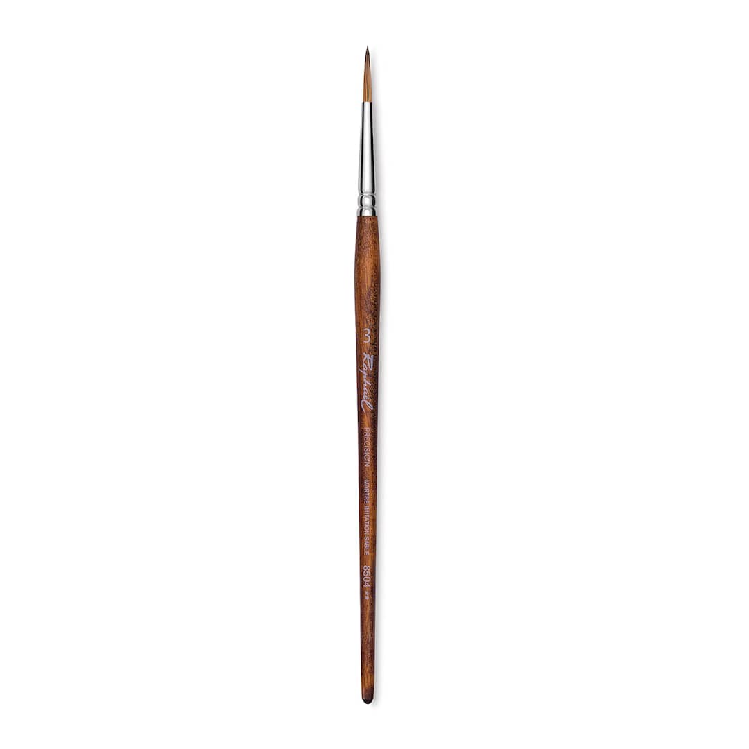 Open in modal - Raphaël Precision Brush - Round, Size 3, Short Handle