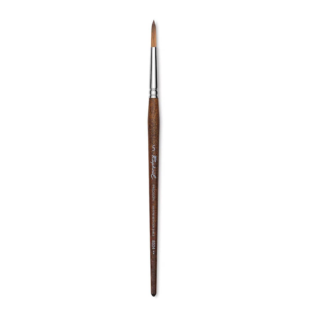 Open in modal - Raphaël Precision Brush - Round, Size 5, Short Handle