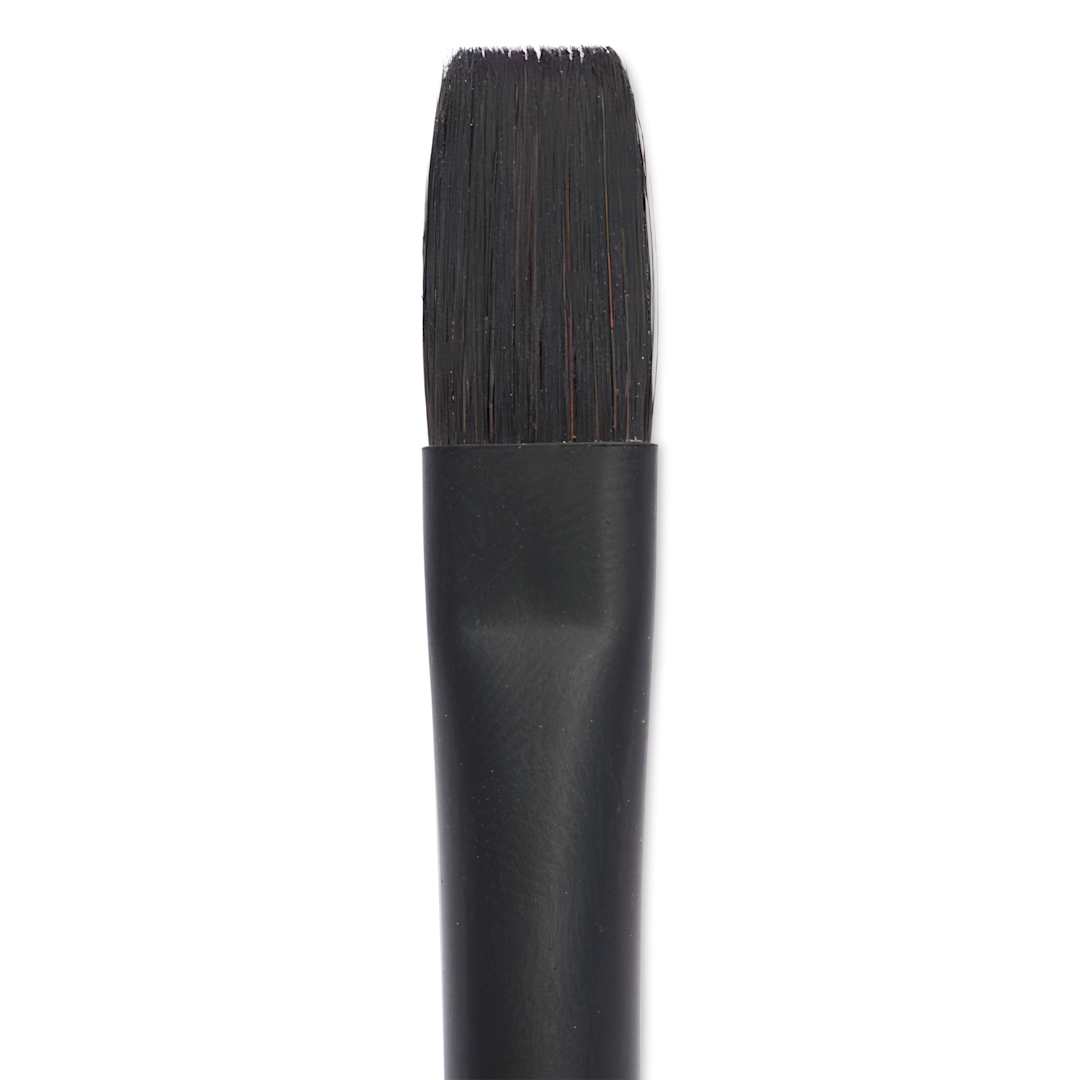 Open in modal - Silver Brush Black Velvet Voyage Brush - Travel Flat, 1/4", close-up