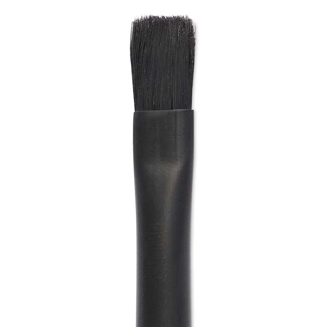 Open in modal - Silver Brush Black Velvet Voyage Brush - Travel Flat, 3/16", close-up