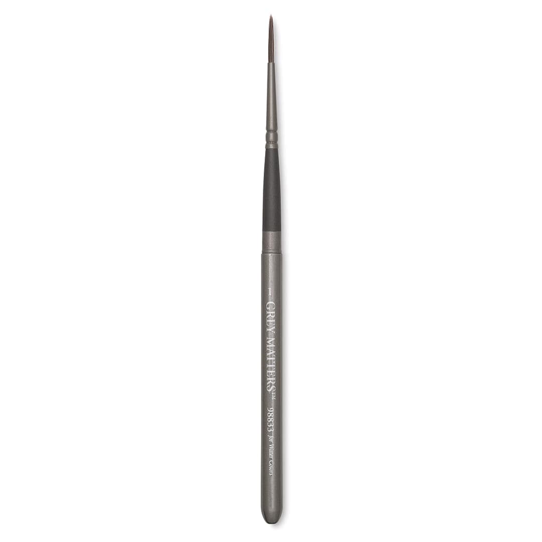 Open in modal - Richeson Grey Matters Pocket Brushes - Single Liner brush open and upright