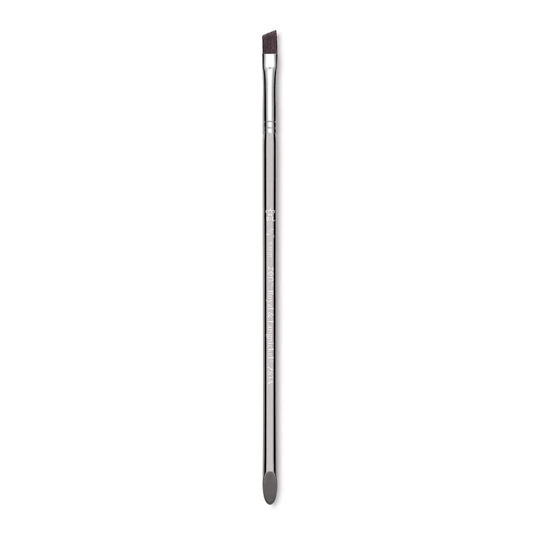 Open in modal - Royal & Langnickel Zen Synthetic Watercolor Brush - Angular, Size 1/4''