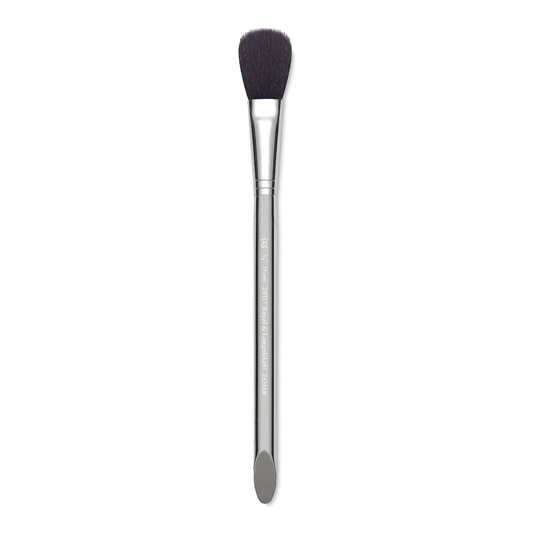 Open in modal - Royal & Langnickel Zen Watercolor Brush - Mop, Black Goat Hair, 3/4''