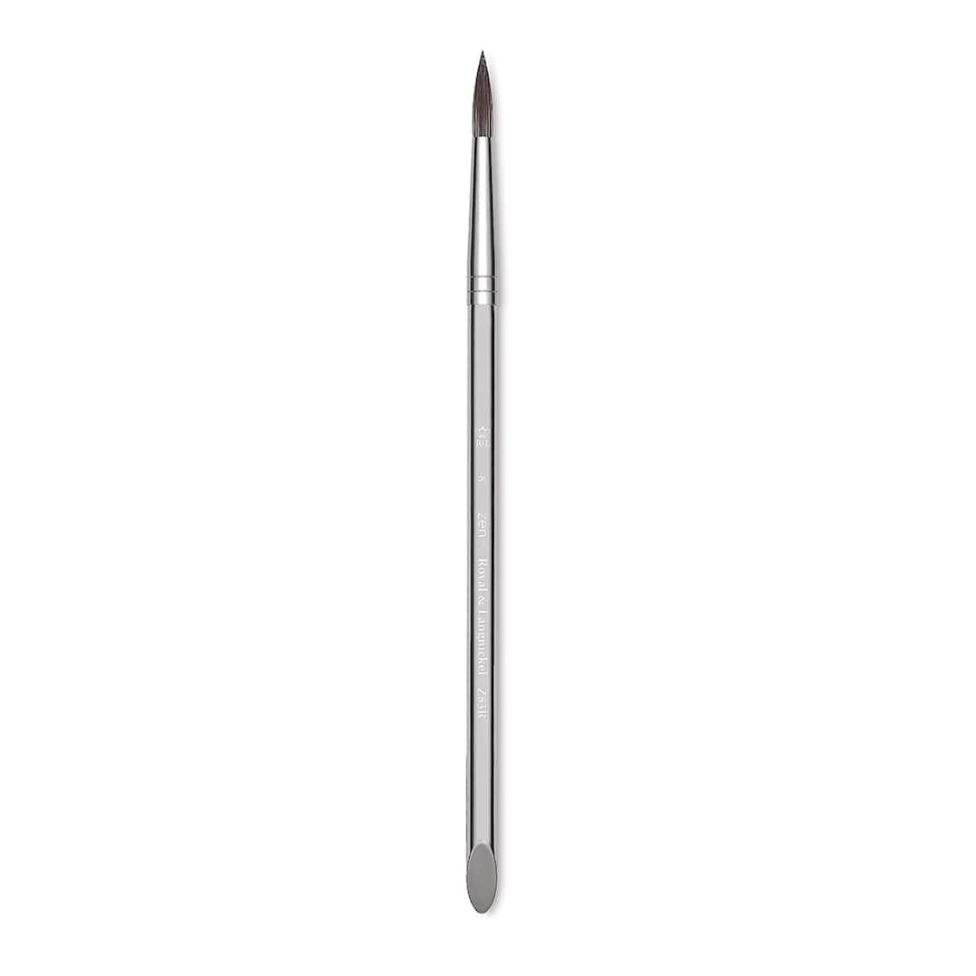Open in modal - Royal & Langnickel Zen Synthetic Watercolor Brush - Round, Size 8