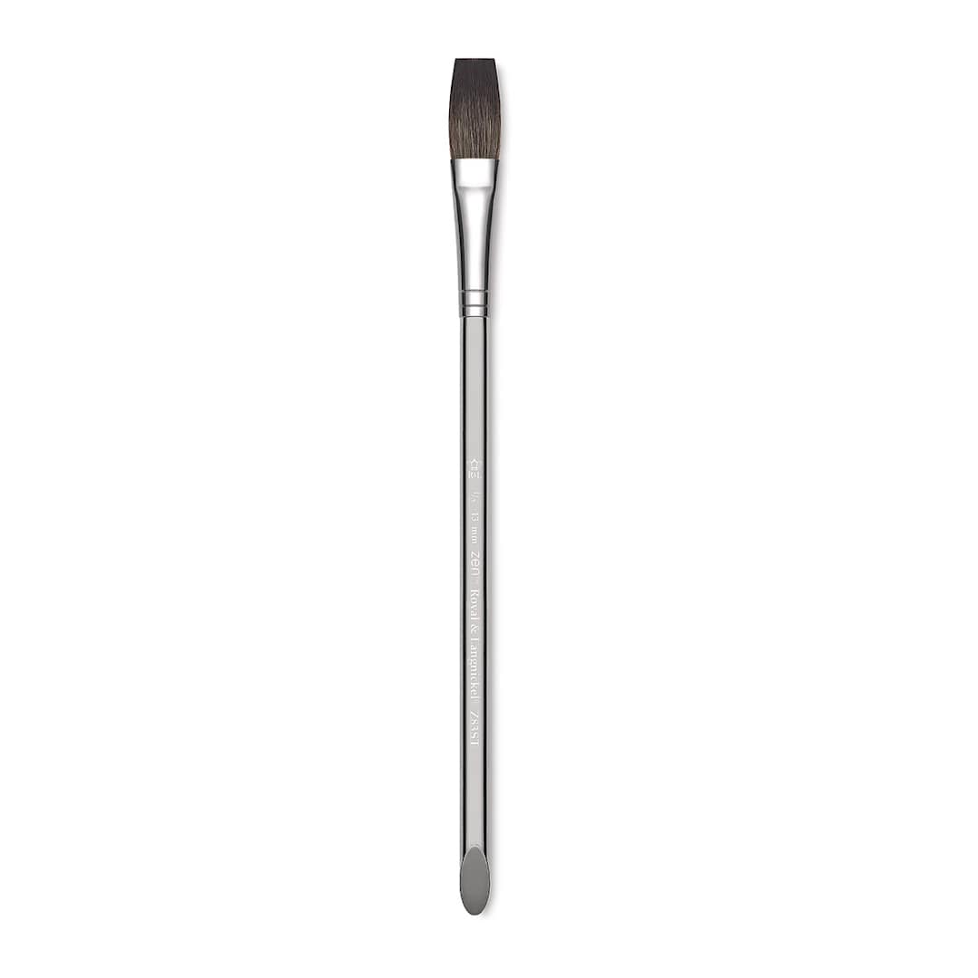 Open in modal - Royal & Langnickel Zen Synthetic Watercolor Brush - Stroke, 1/2"