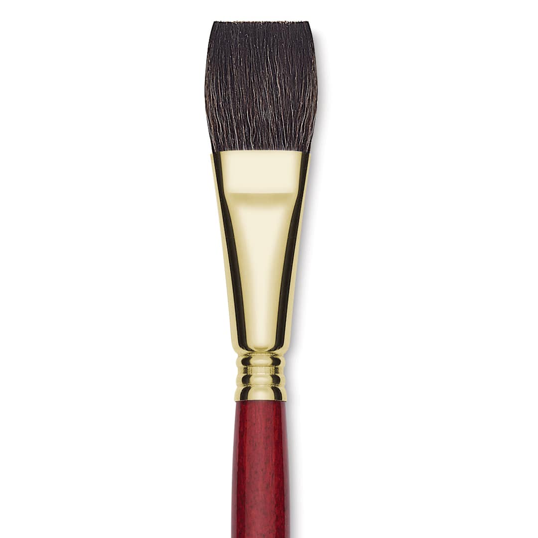 Open in modal - Blick Master Synthetic Squirrel Brush - Flat Wash, Size 3/4