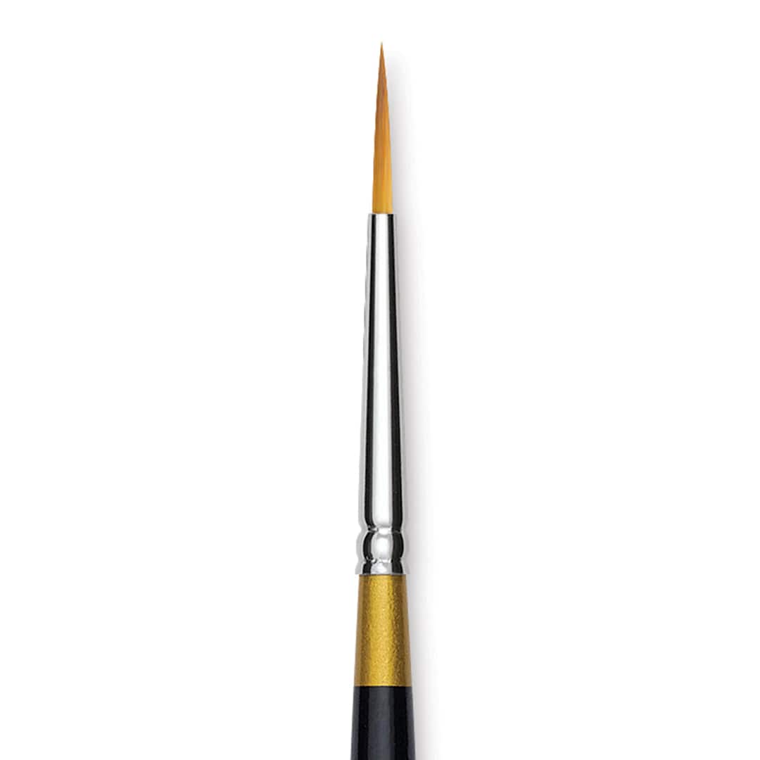 Open in modal - Kingart Original Gold Brush - Ultra Round, Size 2, Short Handle (close-up)