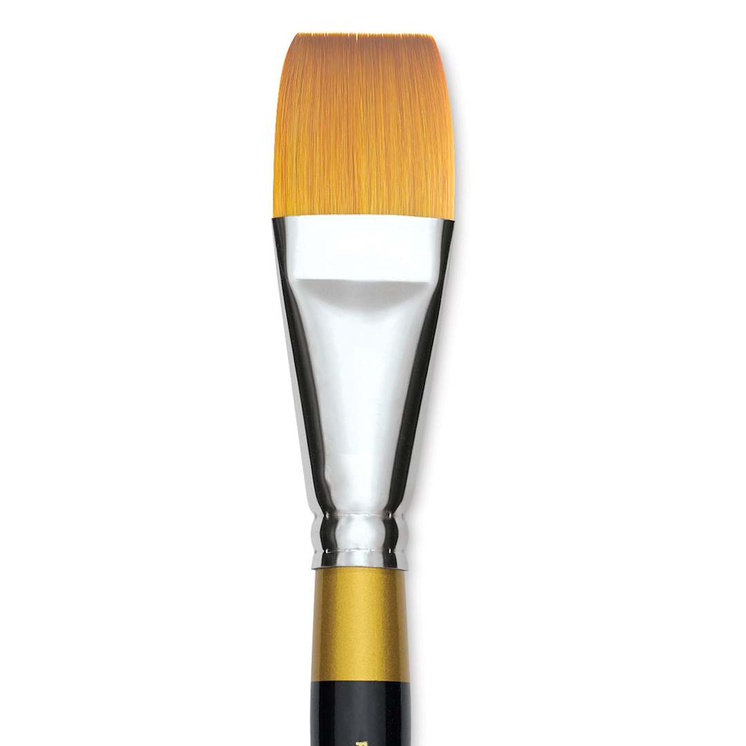 Open in modal - Kingart Original Gold Brush - Wash, Size 1'', Short Handle (close-up)