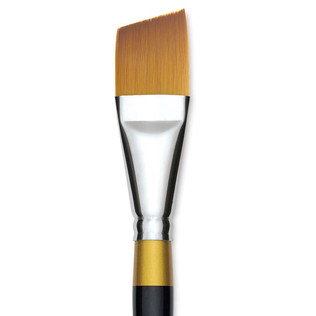 Open in modal - Kingart Original Gold Brush - Angular Shader, 1'', Short Handle (close-up)