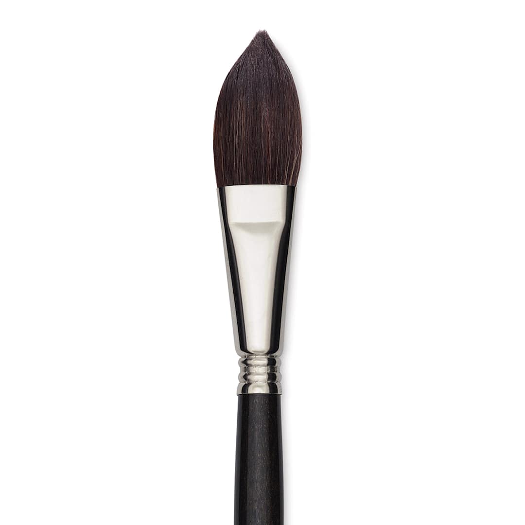 Open in modal - Escoda Último Synthetic Squirrel Brush - Flat Filbert, Size 3/4" (close-up)