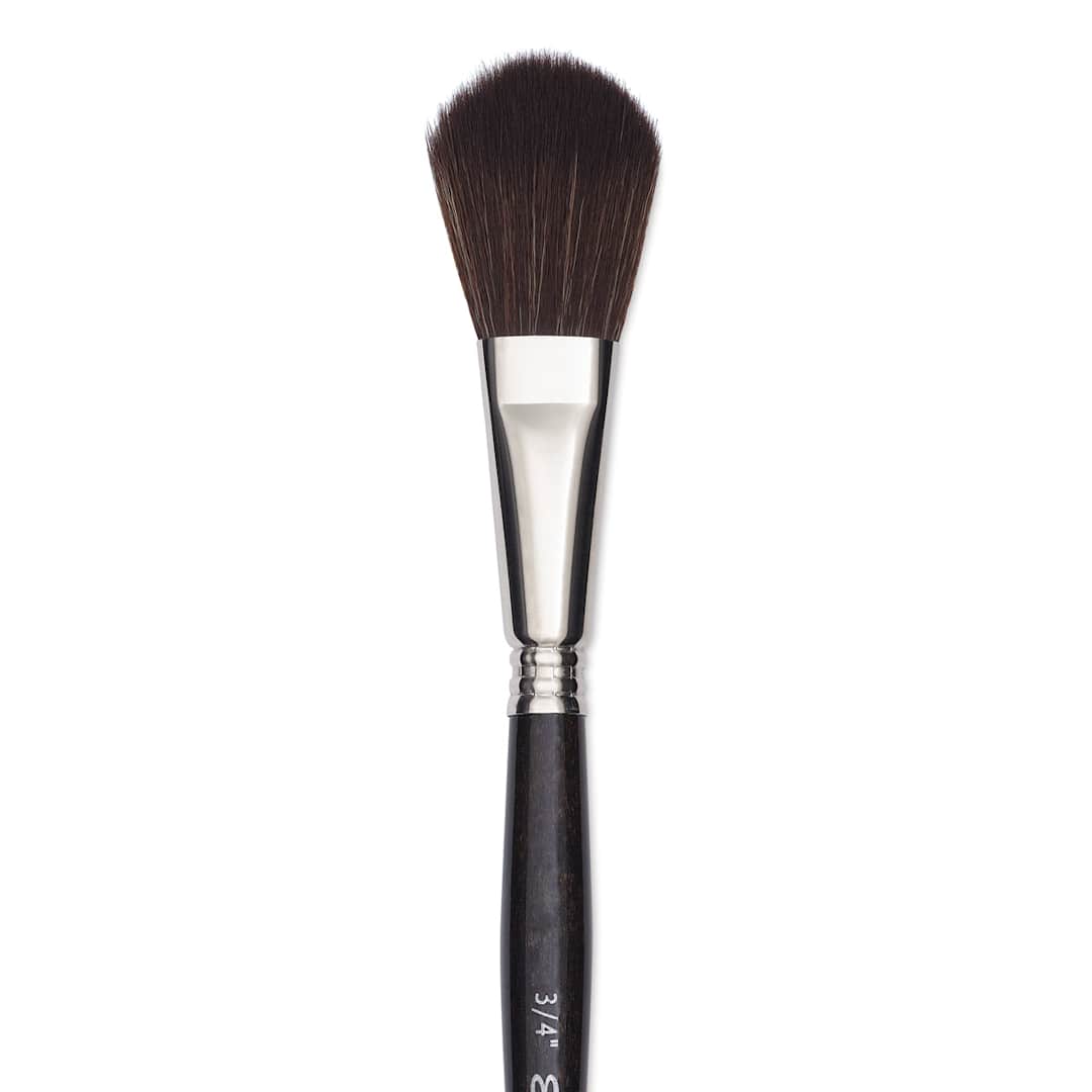 Open in modal - Escoda Último Synthetic Squirrel Brush - Oval Mop, Size 3/4" (close-up)
