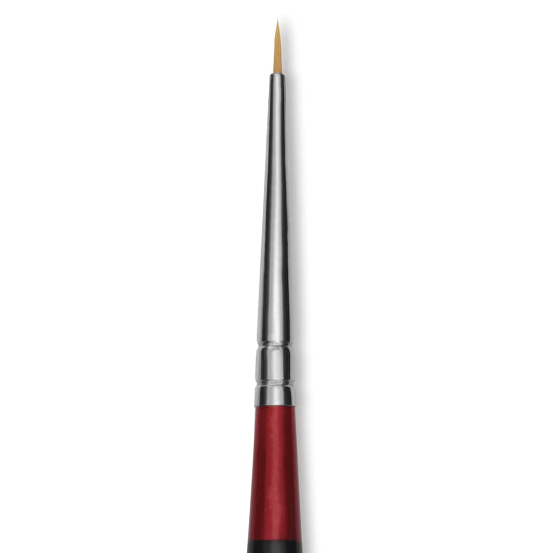 Open in modal - Da Vinci Micro Nova Synthetic Brush - Round, Short Handle, Size 10/0, close-up
