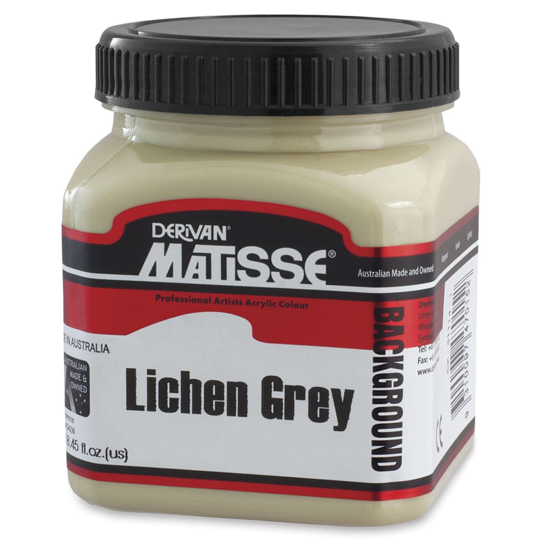 Open in modal - Matisse Background Colors Acrylic Paint - Lichen Grey, 250 ml