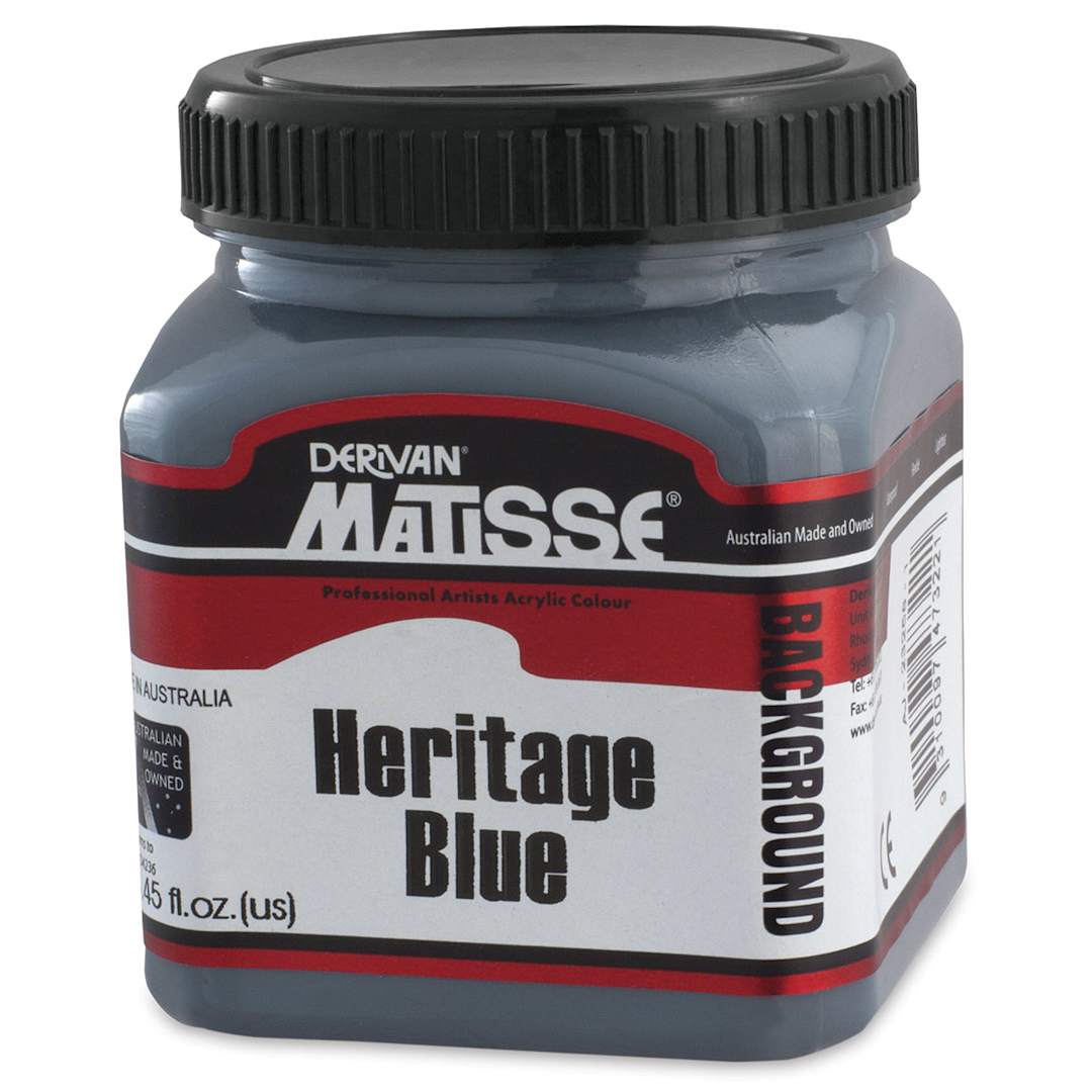Open in modal - Matisse Background Colors Acrylic Paint - Heritage Blue, 250 ml