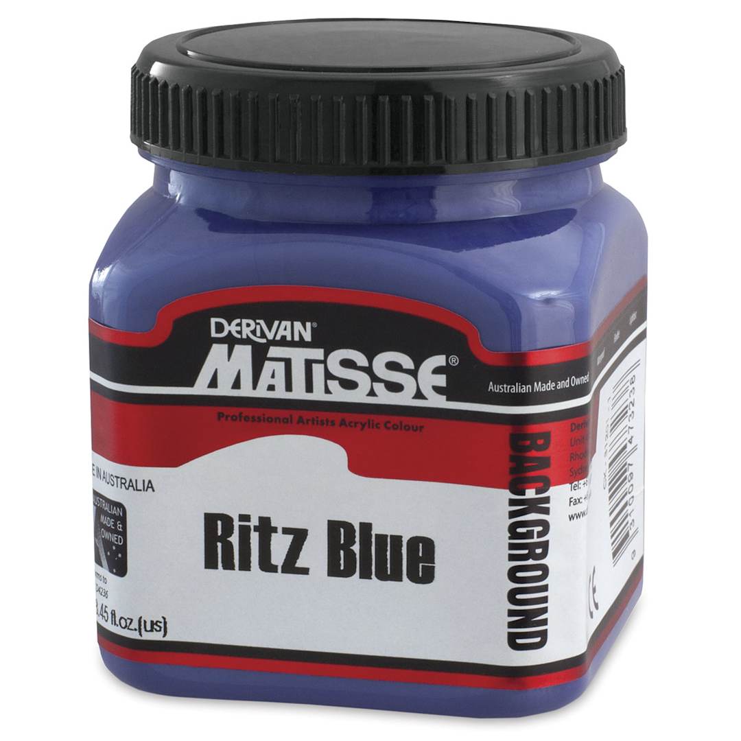 Open in modal - Matisse Background Colors Acrylic Paint - Ritz Blue, 250 ml