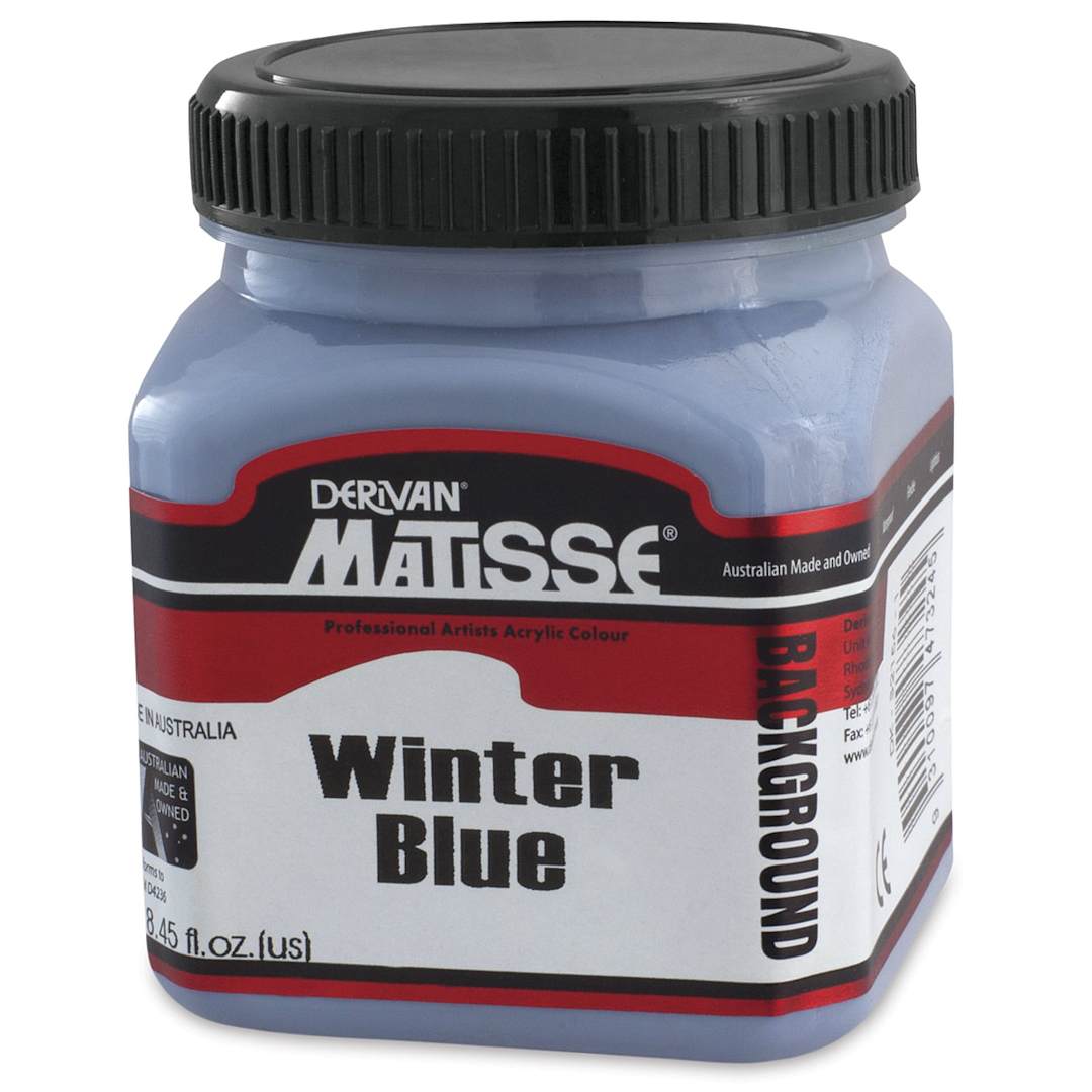 Open in modal - Matisse Background Colors Acrylic Paint - Winter Blue, 250 ml