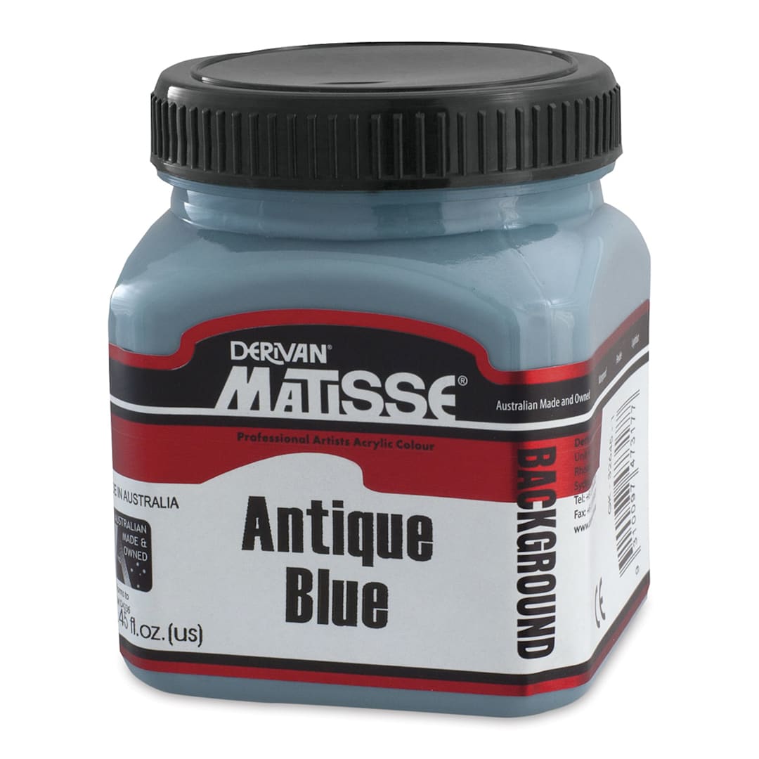 Open in modal - Matisse Background Colors Acrylic Paint - Antique Blue, 250 ml