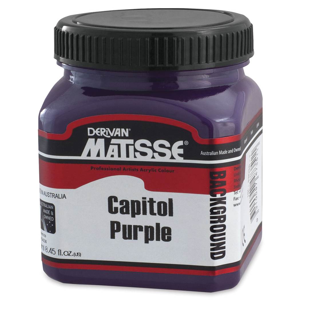 Open in modal - Matisse Background Colors Acrylic Paint - Capitol Purple, 250 ml