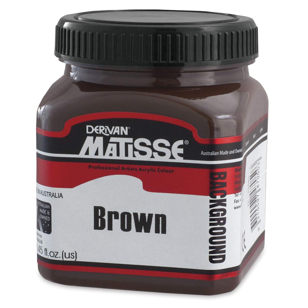 Open in modal - Matisse Background Colors Acrylic Paint - Brown, 250 ml