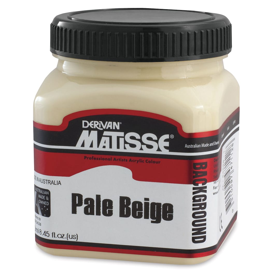 Open in modal - Matisse Background Colors Acrylic Paint - Pale Beige, 250 ml