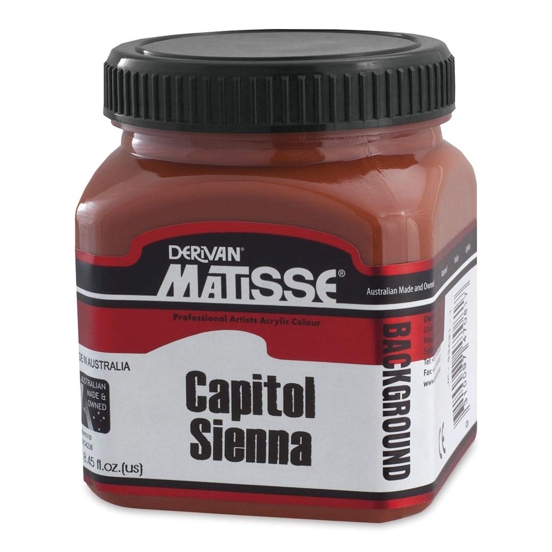 Open in modal - Matisse Background Colors Acrylic Paint - Capitol Sienna, 250 ml
