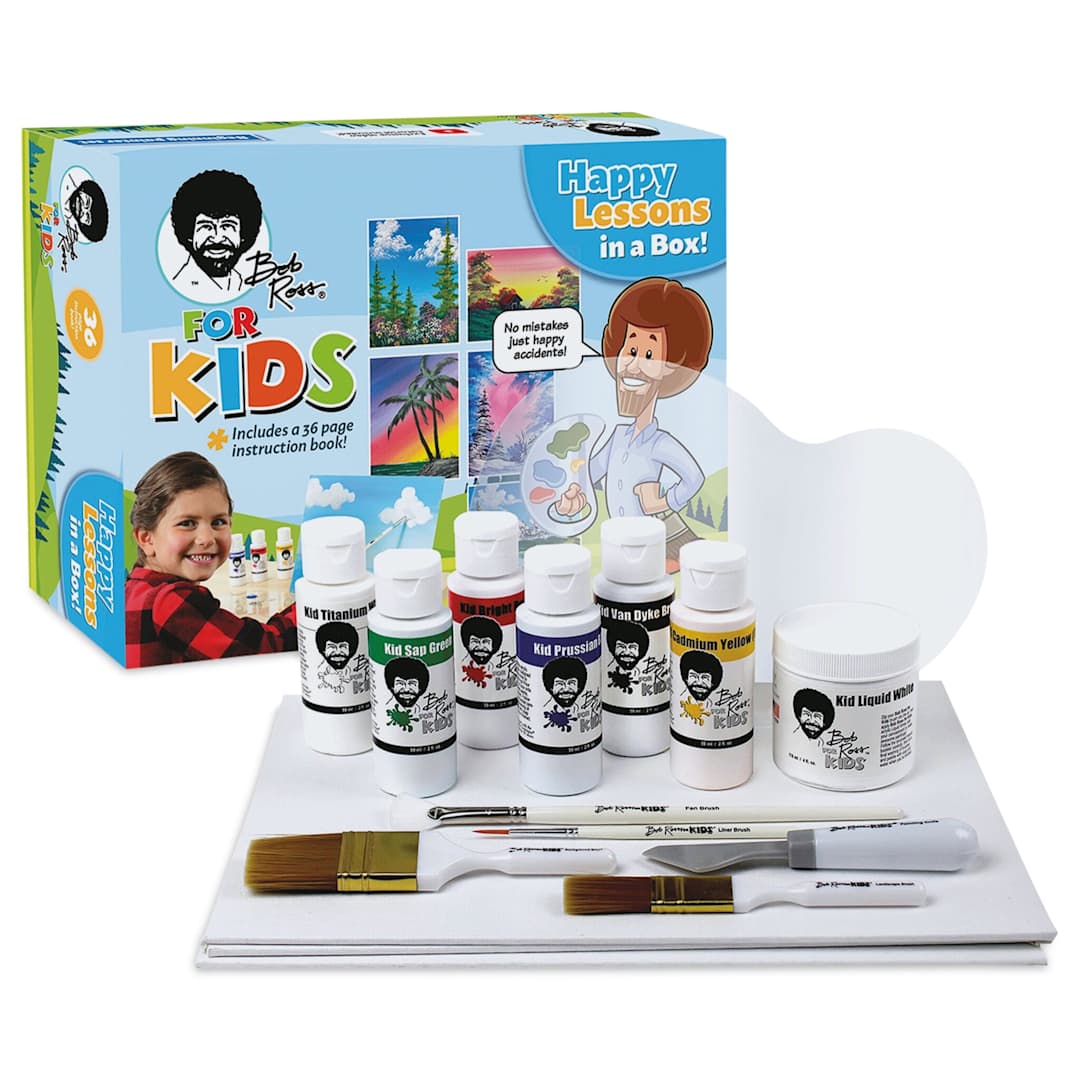 Open in modal - Bob Ross Kids Lessons in a Box